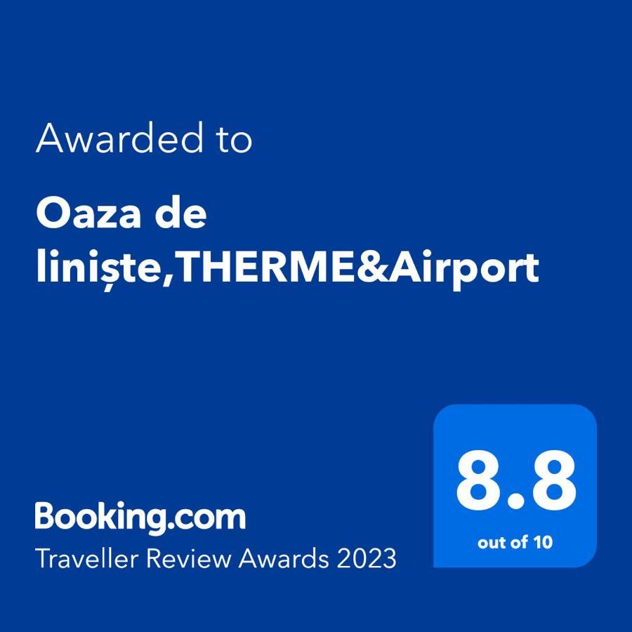 Oaza De Liniste,Therme&Airport Corbeanca Exterior photo